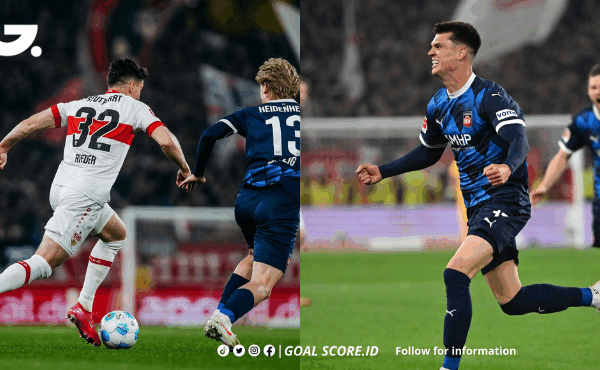 Kekalahan Stuttgart di Tangan Heidenheim: Harapan Eropa yang Kian Menipis Pemain Heidenheim merayakan gol kemenangan melawan Stuttgart di MHPArena dalam laga Bundesliga 2024/2025.